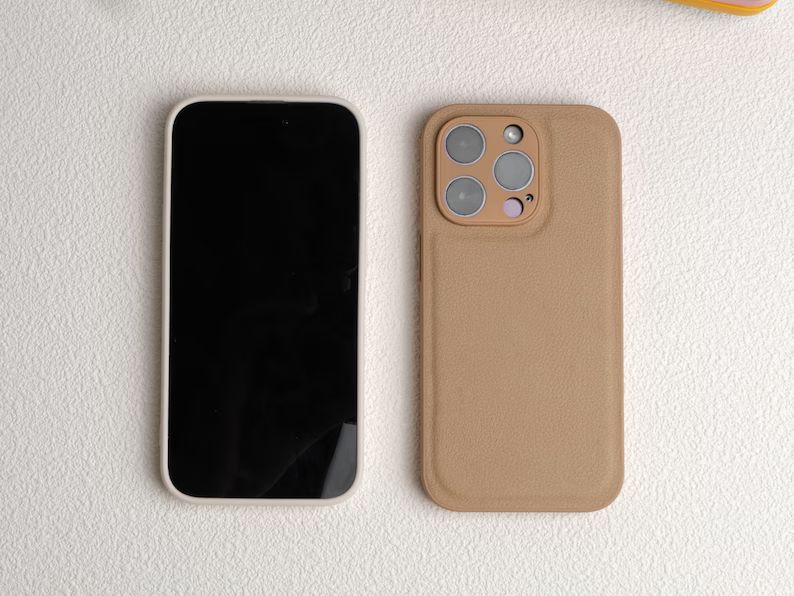 Leather Embossed iPhone 15, 14, 13 and 12 Pro Max Case Mini Xs Xr X 8 Plus Monogram Initials Cust... | Etsy (US)