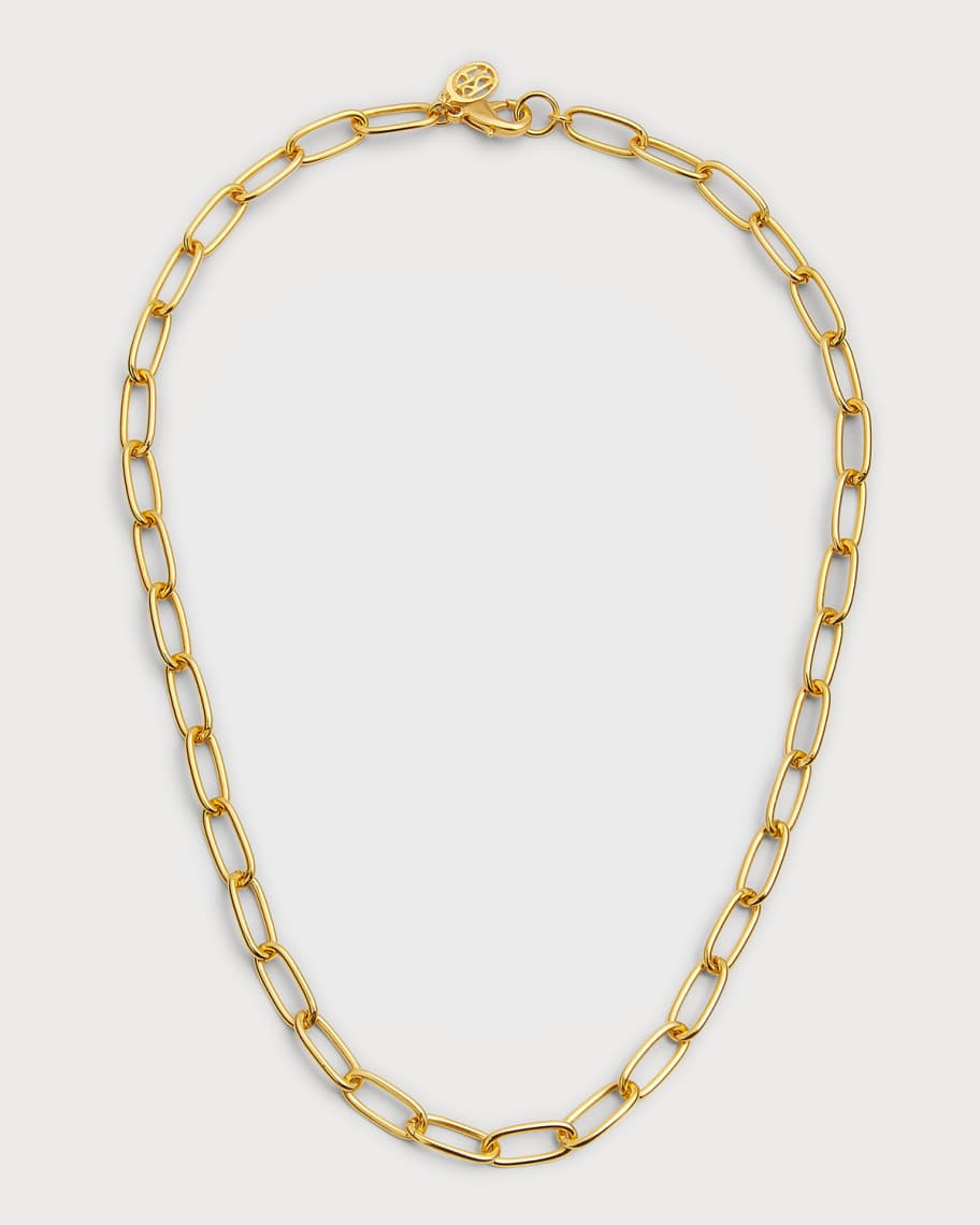 Oval-Link Chain Necklace, 18"L | Neiman Marcus