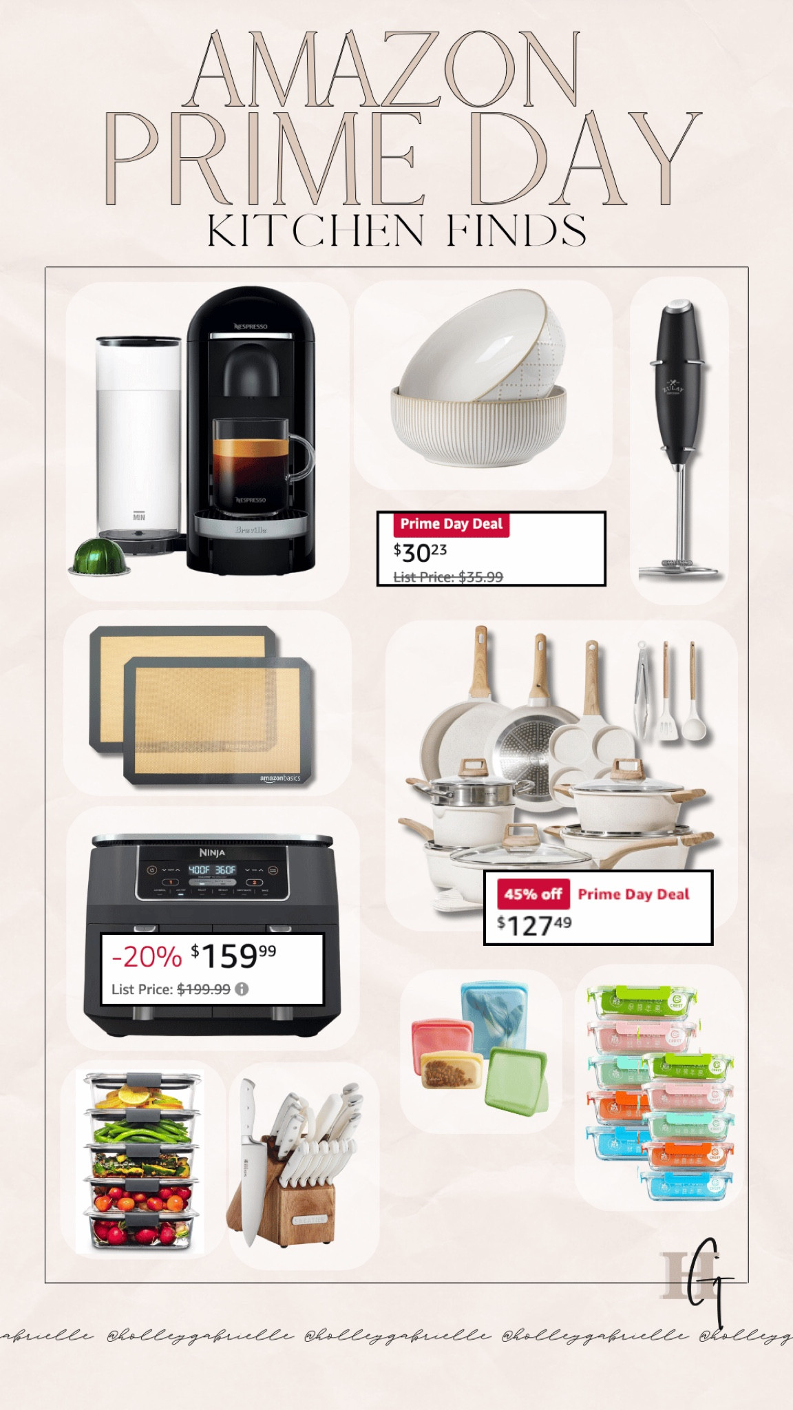 SALE ALERT | Kitchen & Home Deals

Amazon prime day, prime day deals, best of prime day deals, best of Amazon deals, Amazon reusable pan sheet liners, cookware set, nonstick cookware set, frother, nespresso, Tupperware  

#LTKHome #LTKSaleAlert