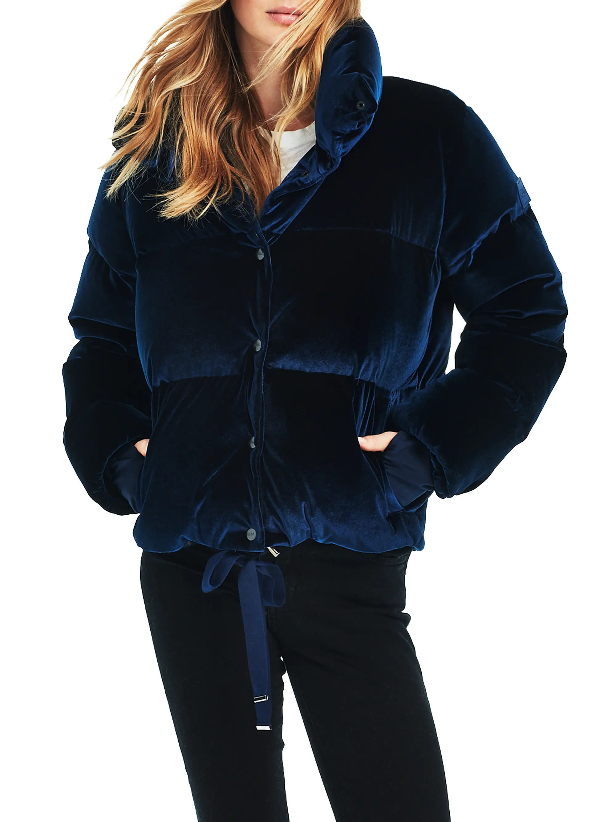 Sophia Velvet Puffer Jacket | Saks Fifth Avenue