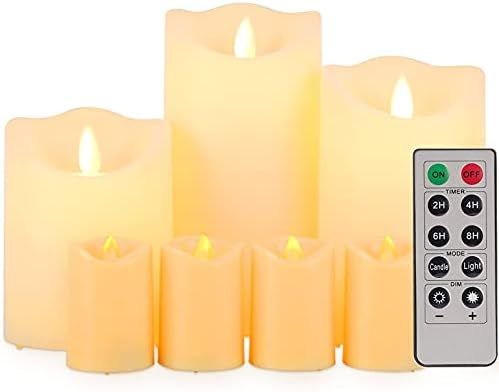 Flickering Flameless Candles Battery Operated Candles Waterproof Outdoor Candles Votives LED Cand... | Amazon (US)