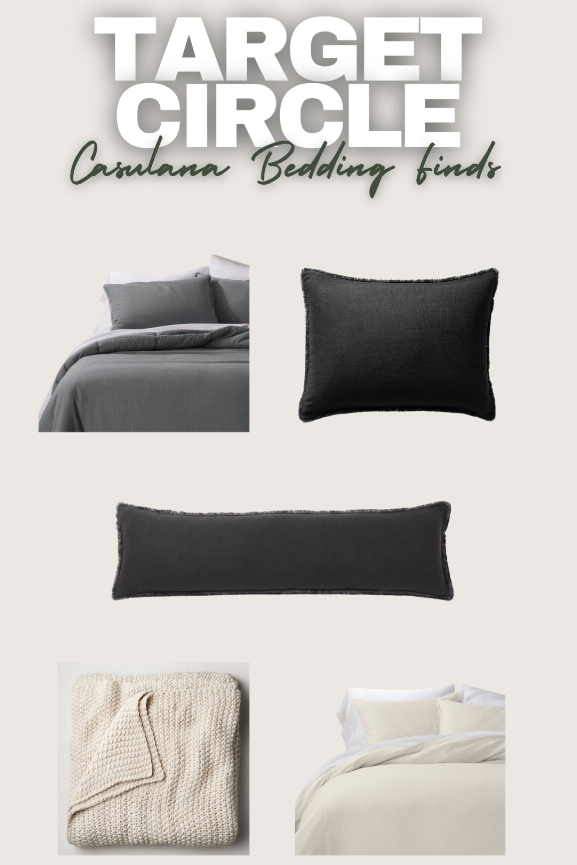 Shop my favorite Casulana bedding finds from Target to create a modern organic look! All of these items are on sale now via Target Circle. 

#LTKHome #LTKFindsUnder50 #LTKSummerSales