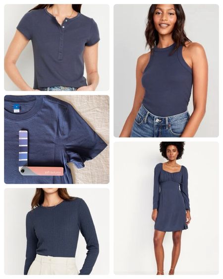 Old Navy spring collection includes the perfect #softautumn color! It is a purple-blue that matches with the color fan.

#LTKfindsunder50 #LTKstyletip