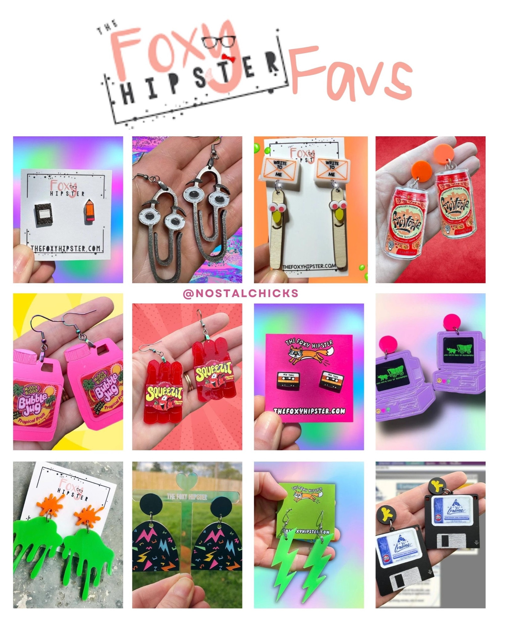 Nostalgic fun accessories! 
#nostalgic #nostalgia #giftguide #christmaswishlist #christmastime #millennial #millennials #90s #2000s