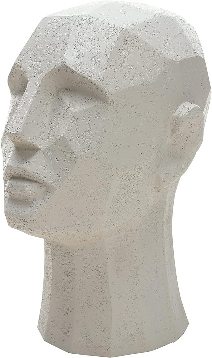DN DECONATION Head Resin Sculpture for Home Office Decor,Black Shelves Accent Statue,Modern Table... | Amazon (US)