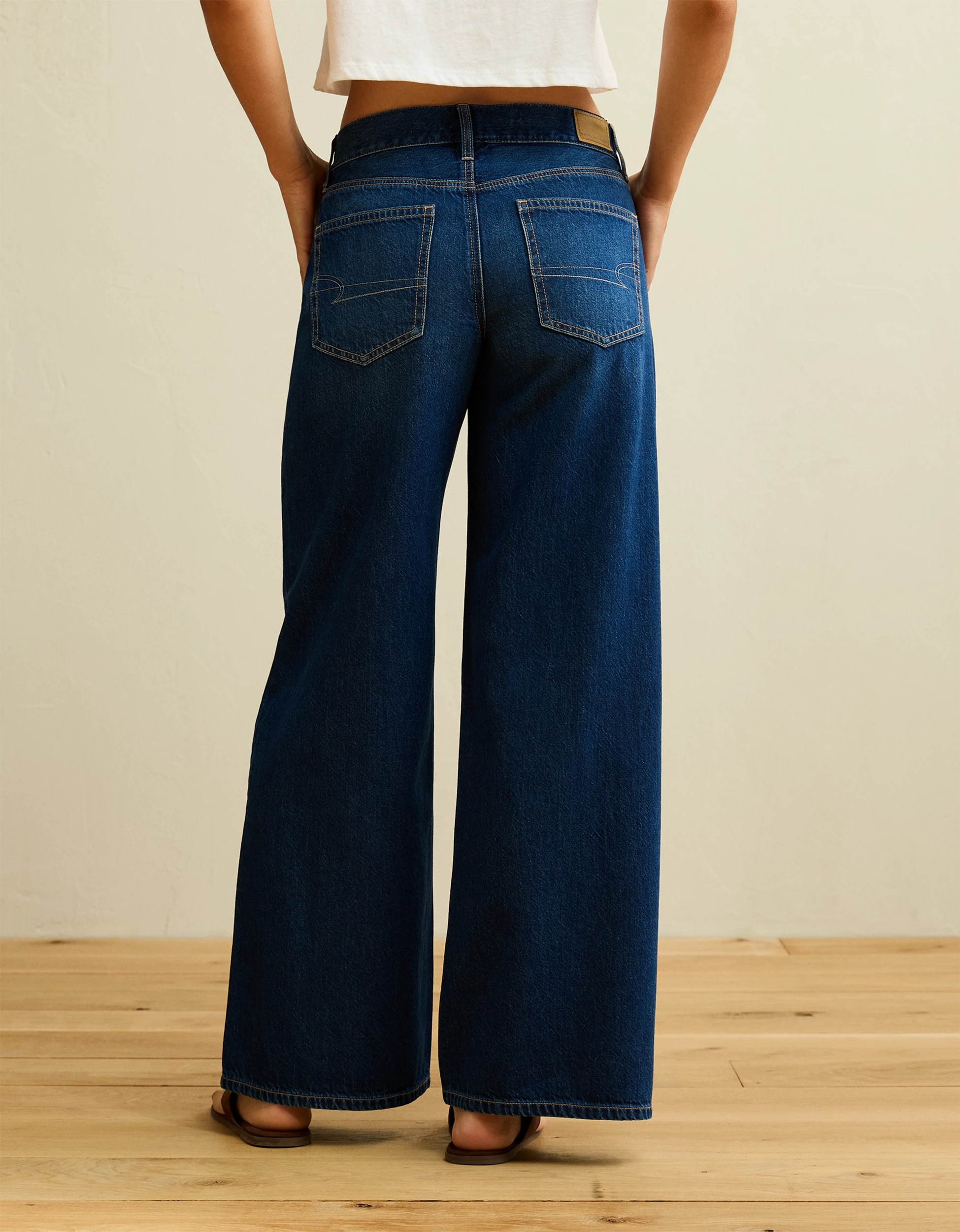 AE Low-Rise Baggy Ultra Wide-Leg Jean | American Eagle Outfitters (US & CA)