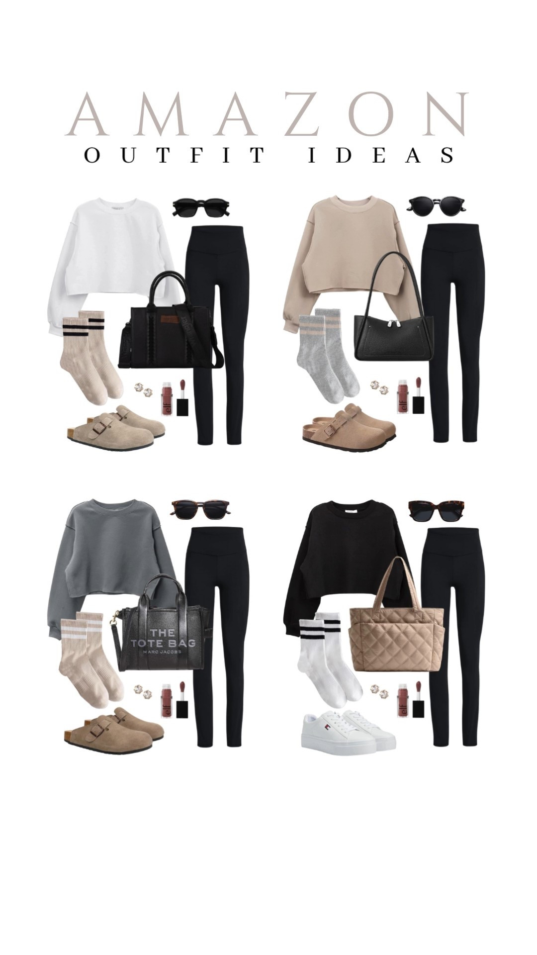 Easy outfits with cropped sweatshirts and leggings from Amazon!
puffer tote bag, tommy hilfiger sneakers, round sunglasses, outfit idea, viral style, casual outfit idea, running errands, fall style, comfy shoes, trendy look, capsule wardrobe, amazon finds, affordable style, fall outfit idea

#LTKU #LTKFindsUnder50 #LTKSeasonal