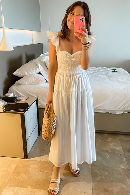 Hello, perfect white midi  dress. ❤️

#LTKFind #LTKstyletip #LTKSeasonal