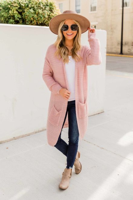 Your Love For Me Mauve Duster Cardigan CLEARANCE | The Pink Lily Boutique