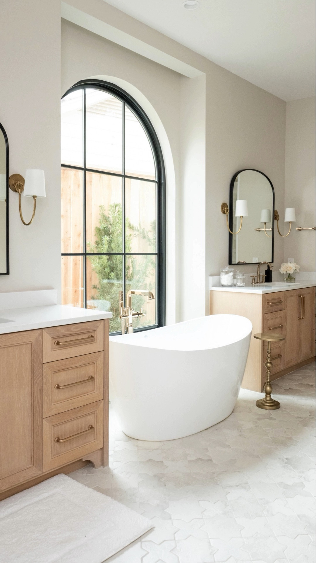 The elevated Austin Modern primary bathroom is enhanced with easy to implement products ready for you to use in your own space, adding calm and control to your lifestyle 🤍
 

#LTKFamily #LTKHome