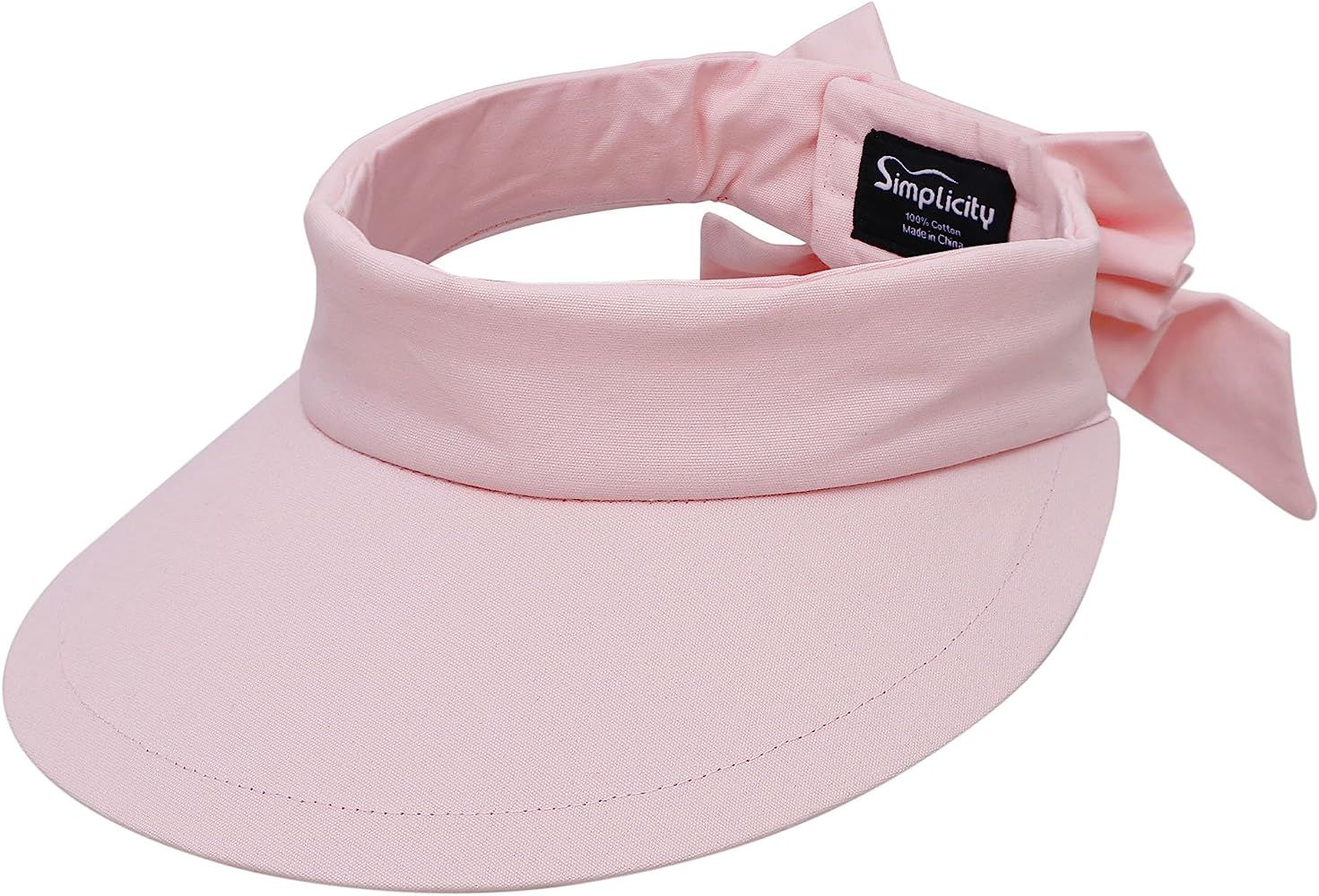 Simplicity Women's SPF 50+ UV Protection Wide Brim Beach Sun Visor Hat | Amazon (US)