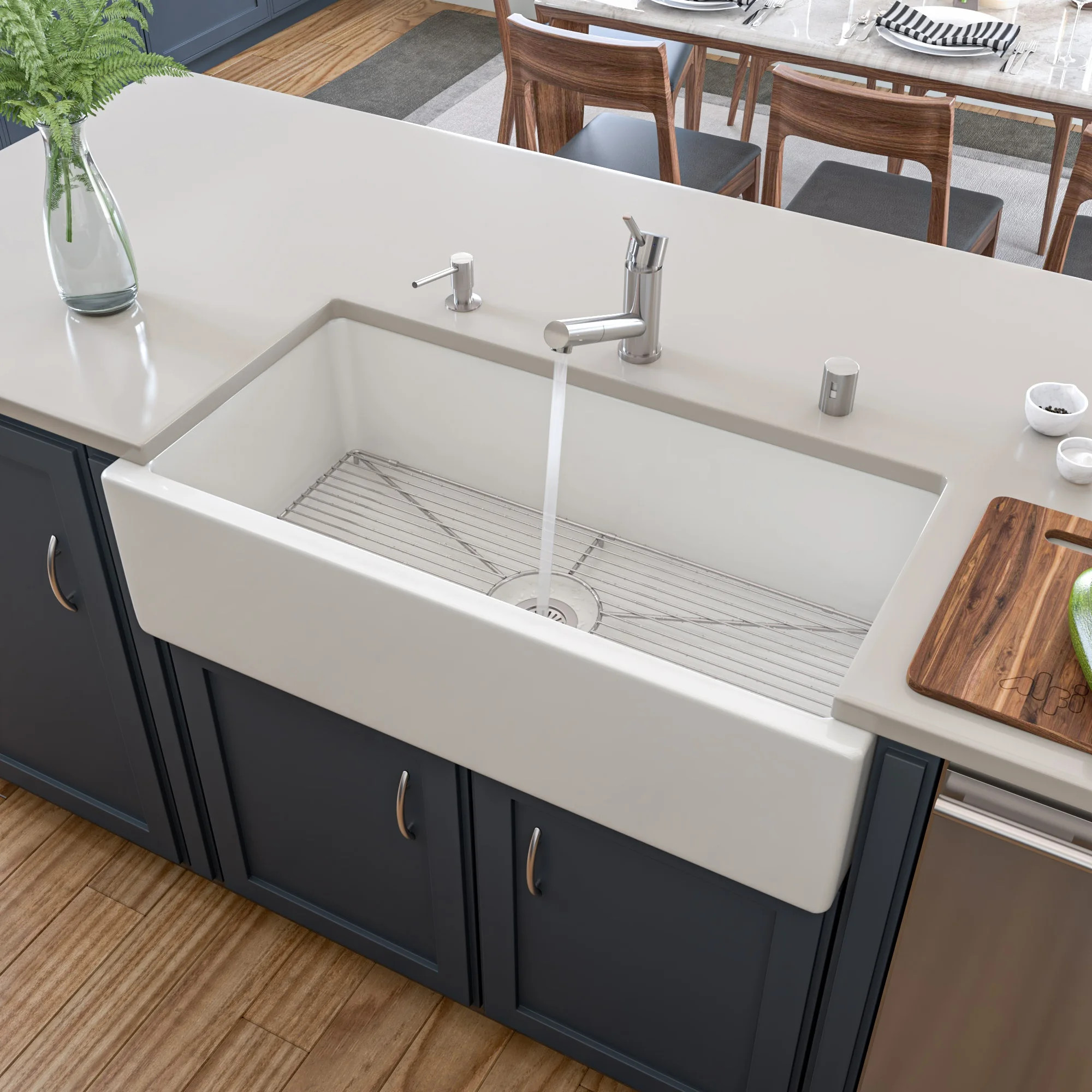 36" L x 18" W Farmhouse Kitchen Sink | Wayfair North America