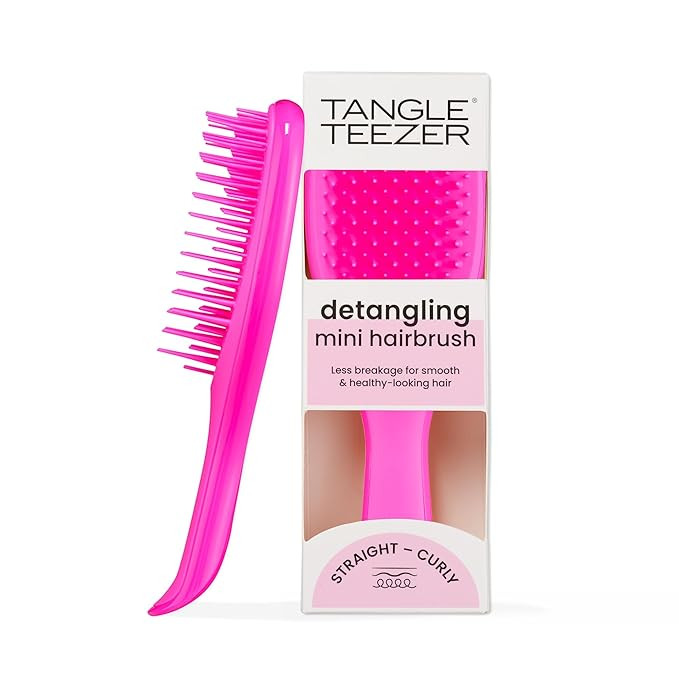 Tangle Teezer Ultimate Detangler Hairbrush, Eliminates Knots & Reduces Breakage, Mini Hair Brush ... | Amazon (US)