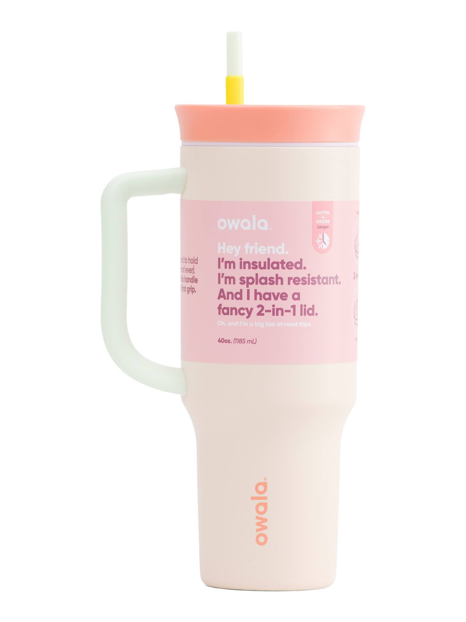 40oz Stainless Steel Travel Tumbler | TJ Maxx