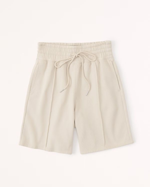 Women's Tailored Fleece Shorts | Women's Bottoms | Abercrombie.com | Abercrombie & Fitch (US)