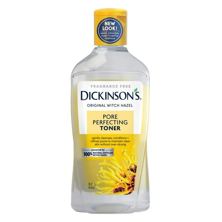 Dickinson's Original Witch Hazel Pore Perfecting Toner, 100% Natural, 16 fl oz | Walmart (US)