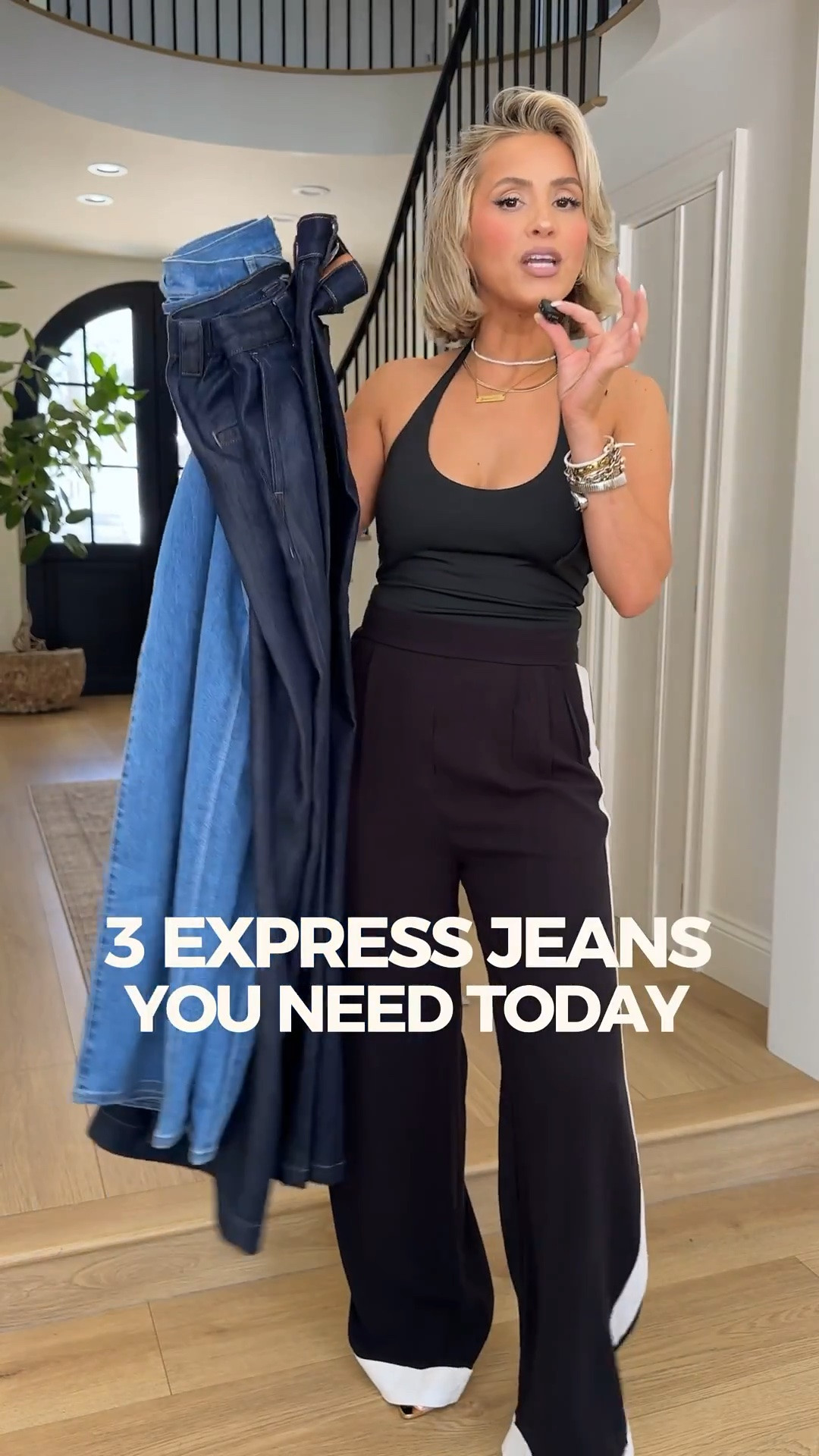 3 @express jeans you need RIGHT NOW 🤌🏼🙊 I love denim that I can easily dress up or down 👏🏼 #DresstoExpress #ExpressPartner 

Size 4 regular in jeans
XS in tops

#LTKgrwm #LTKootd #LTKU
