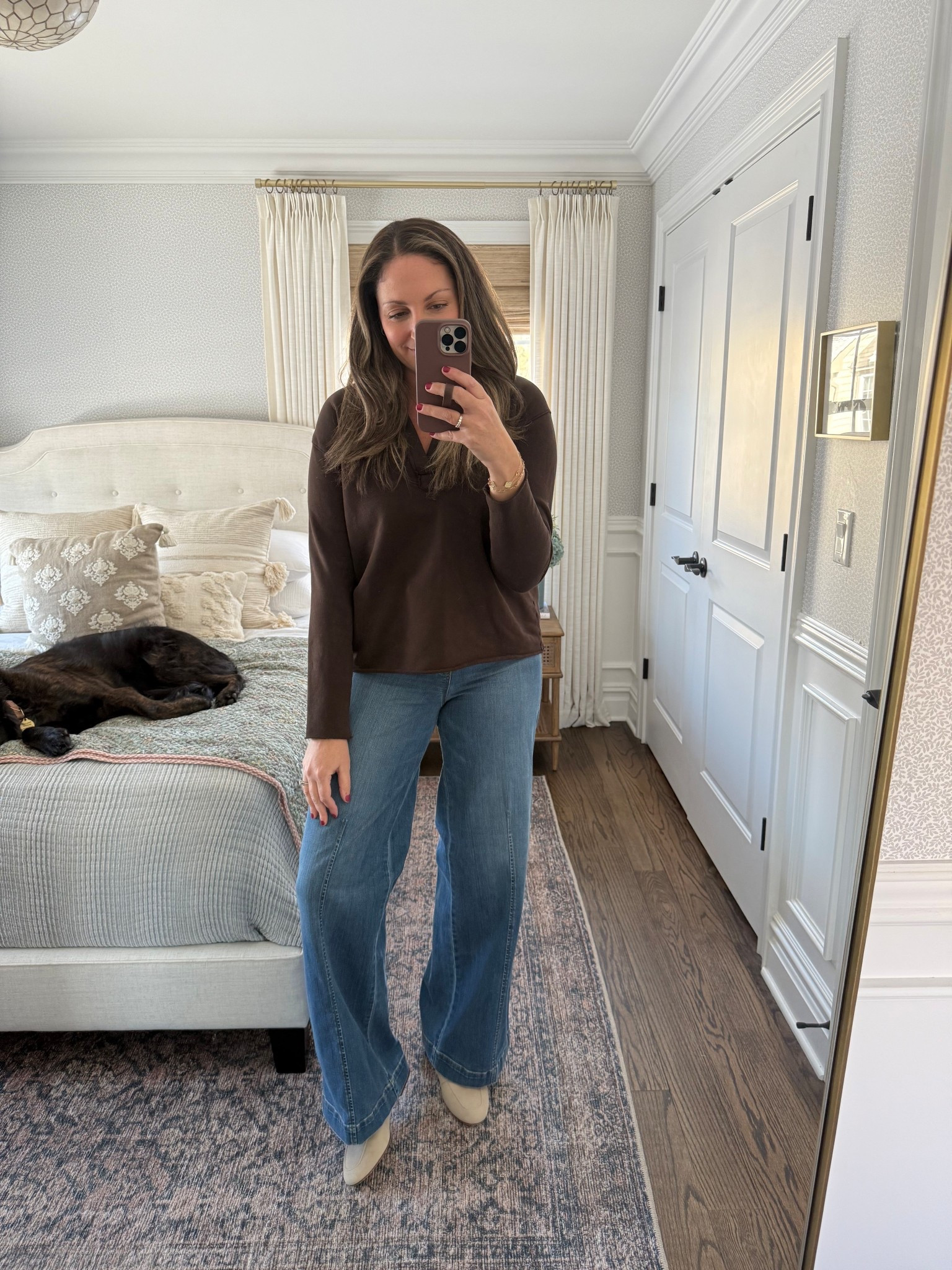 Cozy OOTD: my favorite Spanx jeans, Quince loafers and this amazingly soft cotton polo from Frank & Eileen 🙌🏻

#LTKmomlife #LTKootd #LTKHome