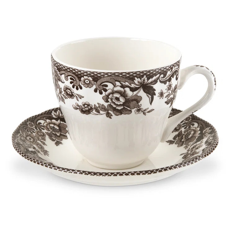 Spode Delamere Teacup & Saucer 7 Oz | Wayfair North America