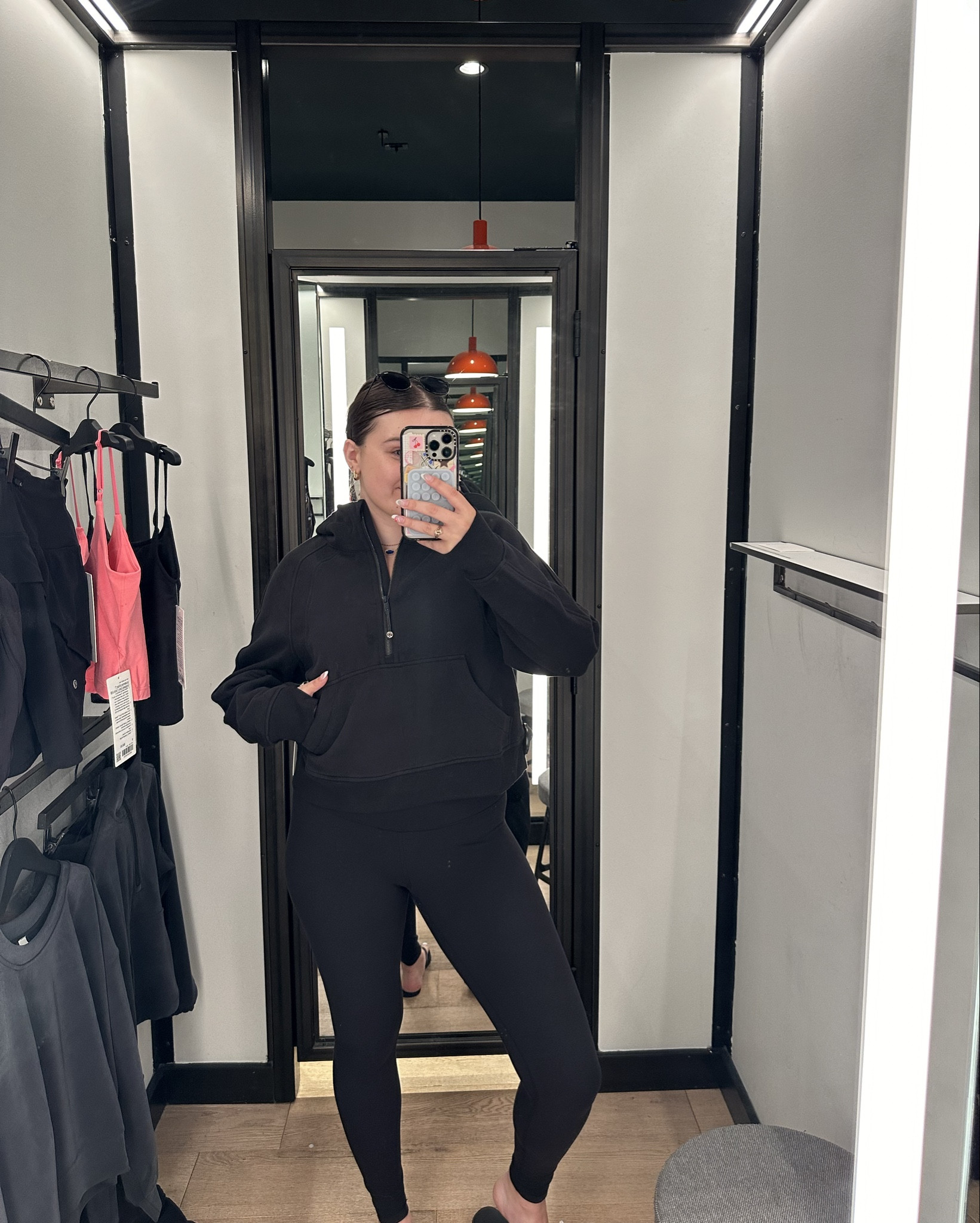 Giant dressing room try on at lululemon! Featuring the cutest workout essentials for fall. 

I wear an 8 in align and size L in sweatshirts!

#LTKFitness #LTKMidsize #LTKActive