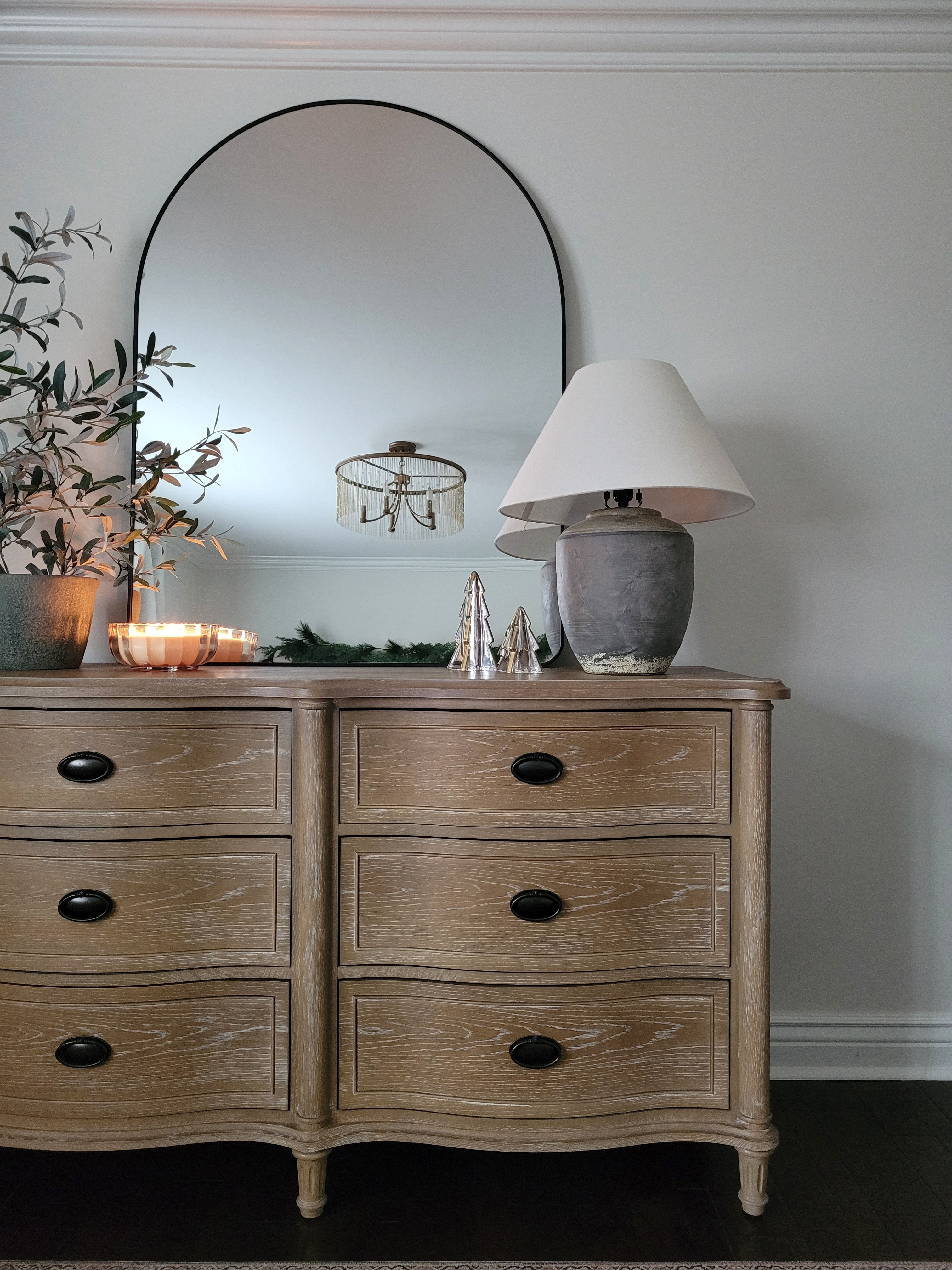 I found the perfect oversized dresser mirror that makes my bedroom feel so much more spacious! Works great on an entryway console or as a vanity mirror too! Black arch mirror,  Amazon find,  Amazon home

#LTKHome #LTKHoliday #LTKStyleTip