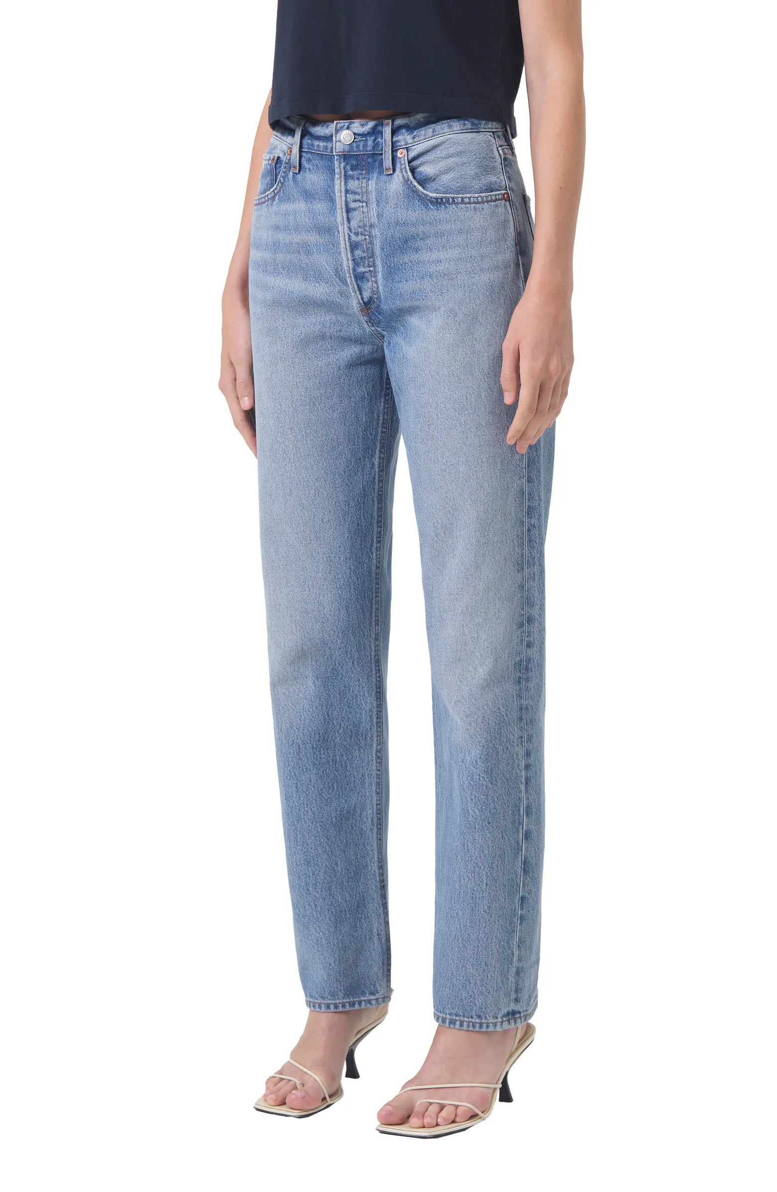 AGOLDE '90s Pinch Waist High Waist Straight Leg Jeans | Nordstrom | Nordstrom