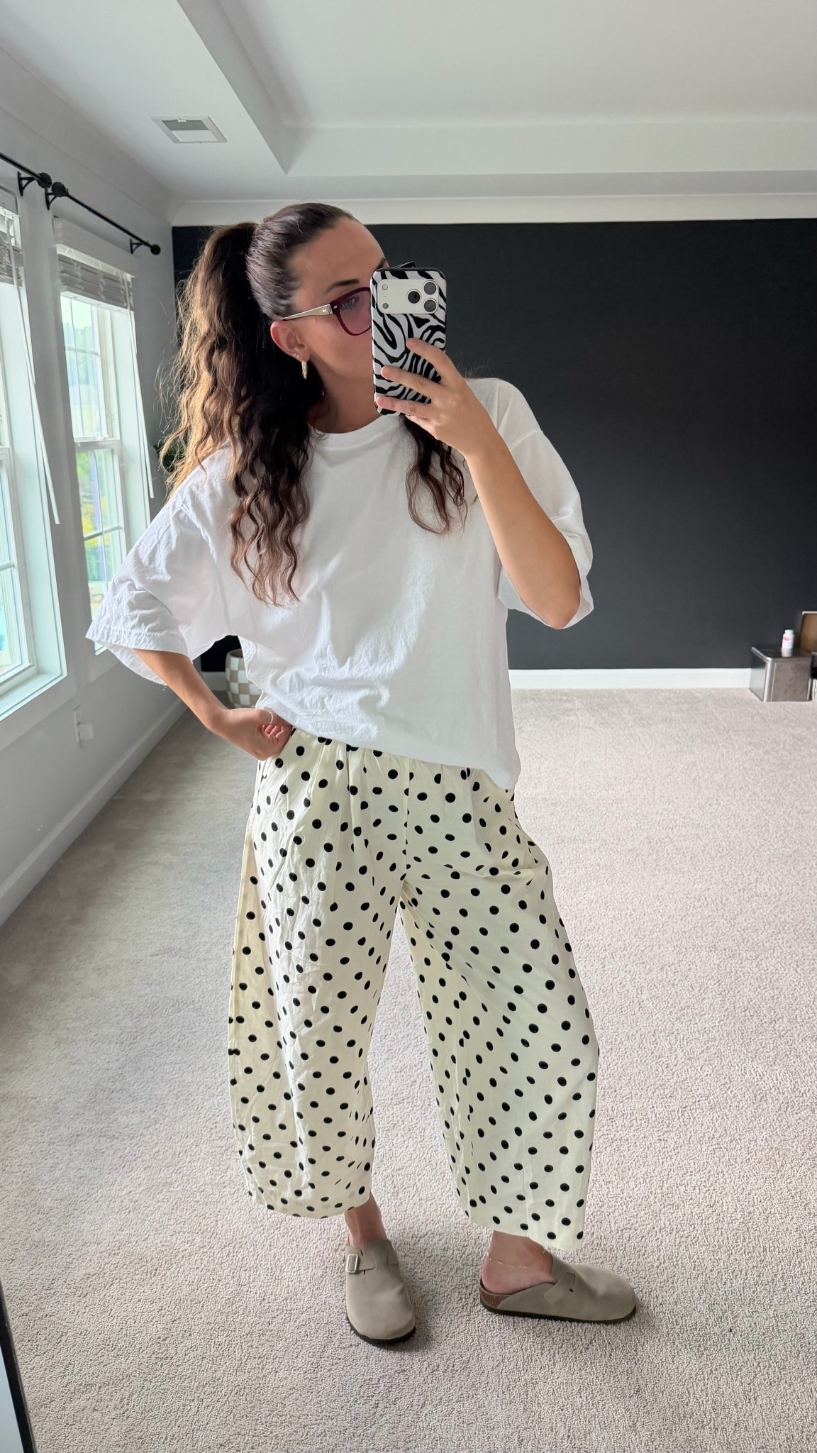 5’9” wearing size, small top and medium polkadot linen pants

#LTKootd #LTKTall