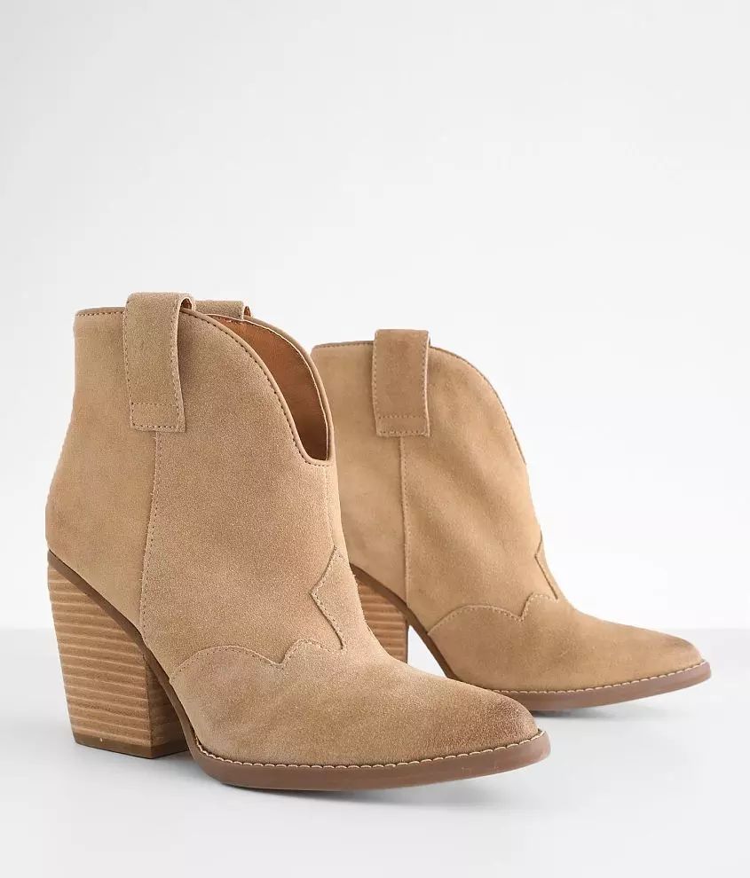 Dingo Flannie Western Leather Ankle Boot | Buckle