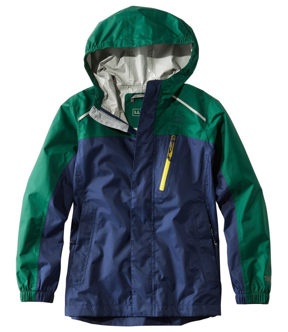 Kids' Trail Model Rain Jacket, Colorblock | L.L. Bean
