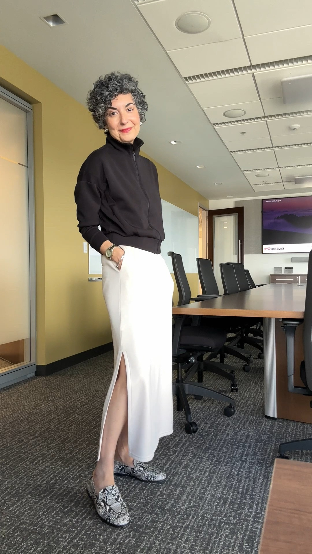 Tuesday OOTD - wearing a small in both dress and jacket and a 10 in loafers 
.
.
#spanx #amazon

#LTKootd #LTKgrwm