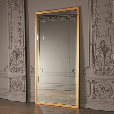 Beaumont Floor Mirror-Gold Leaf | Wayfair North America