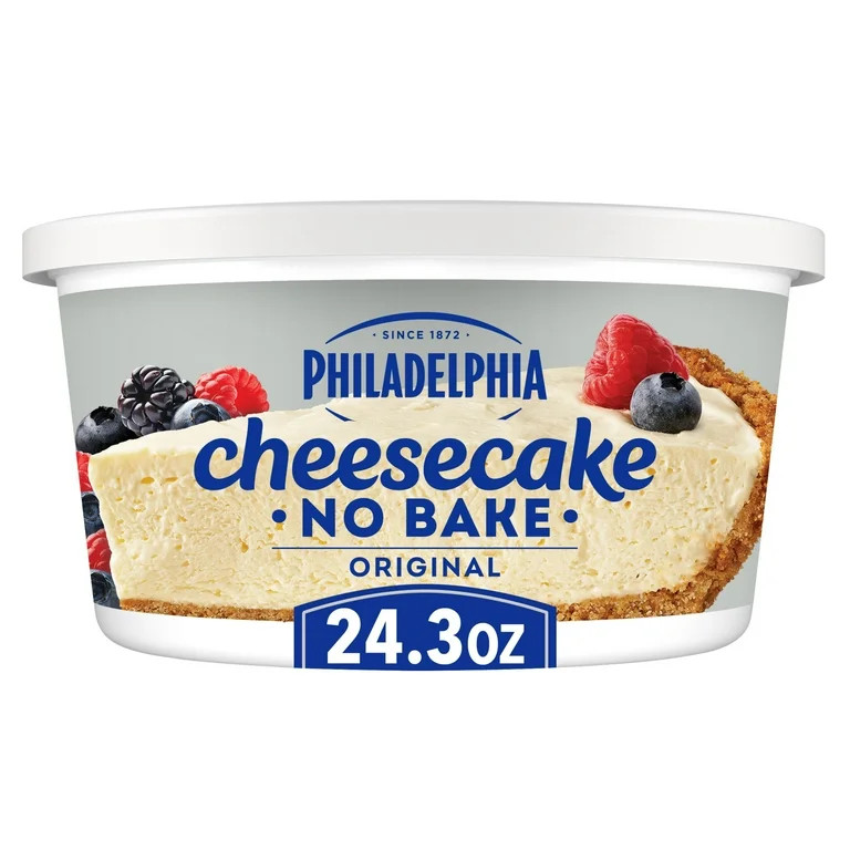 Philadelphia No Bake Cheesecake Filling, 1 Tub, for Quick and Easy Desserts, Original, No Artific... | Walmart (US)