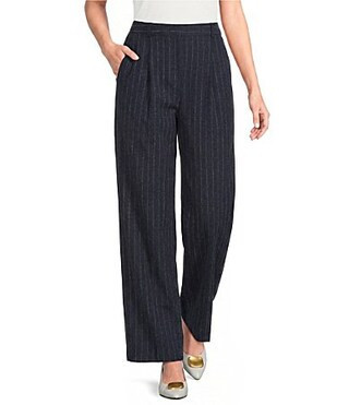 DKNY by Donna Karan Coordinating Boucle Straight Leg Pants - 12 | Dillard's