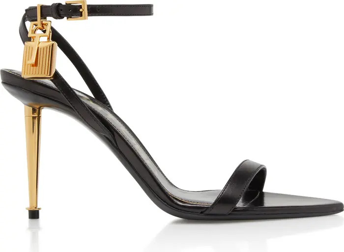 Padlock Naked Pointy Toe Sandal | Nordstrom