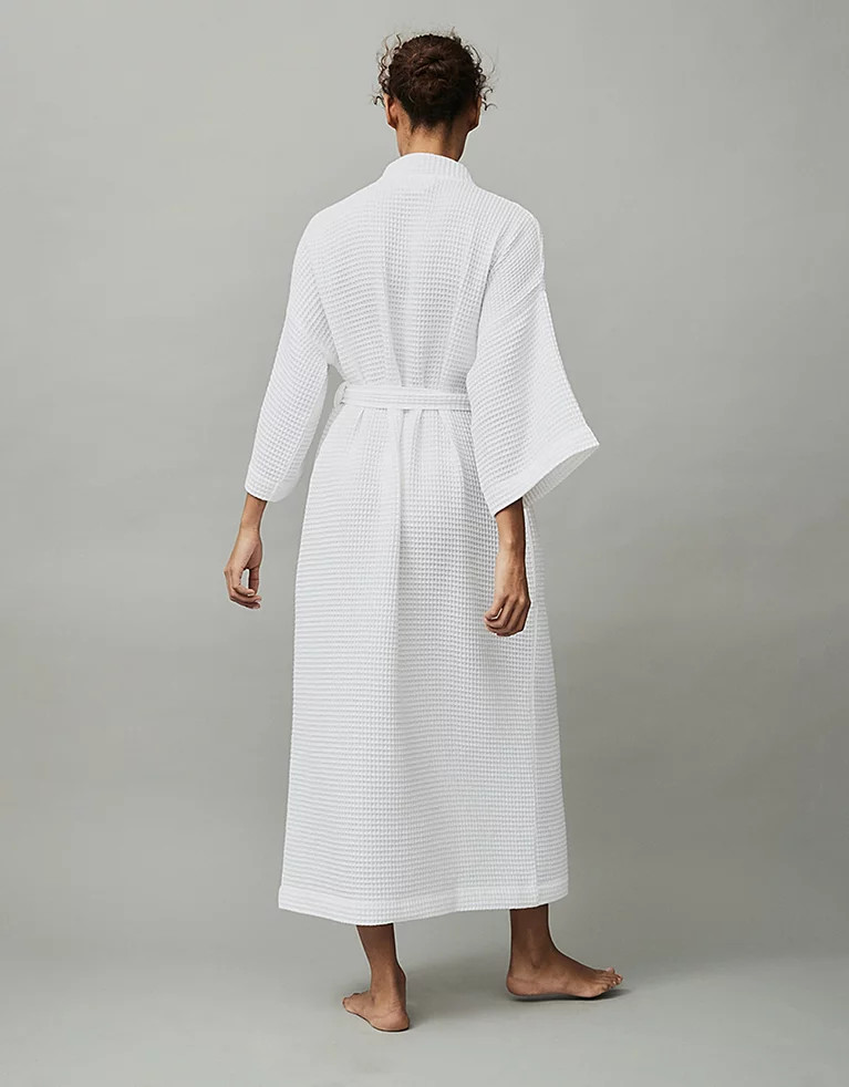 Long Lightweight Waffle Robe | The White Company (UK)