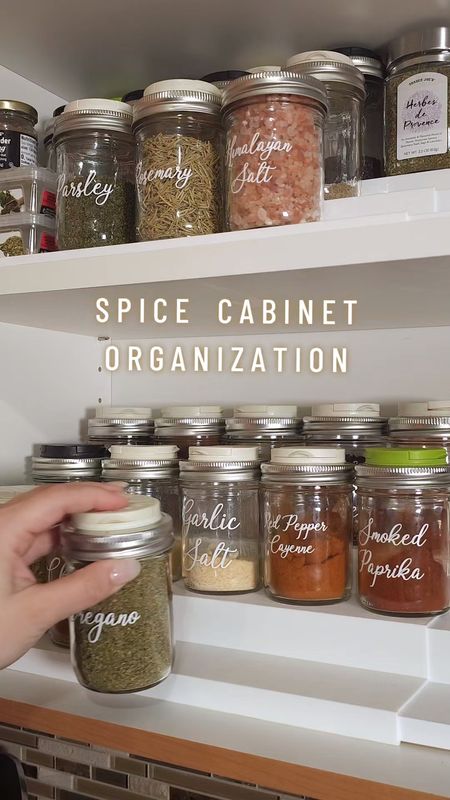 Finally organizing my spice cabinet 💕 Spice Cabinet Organization Spice Drawer Organization

#LTKMostLoved #LTKfindsunder50 #LTKhome