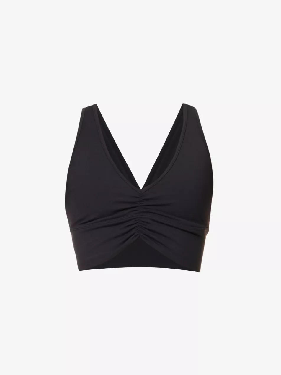 Wild Thing V-neck stretch-woven bra | Selfridges