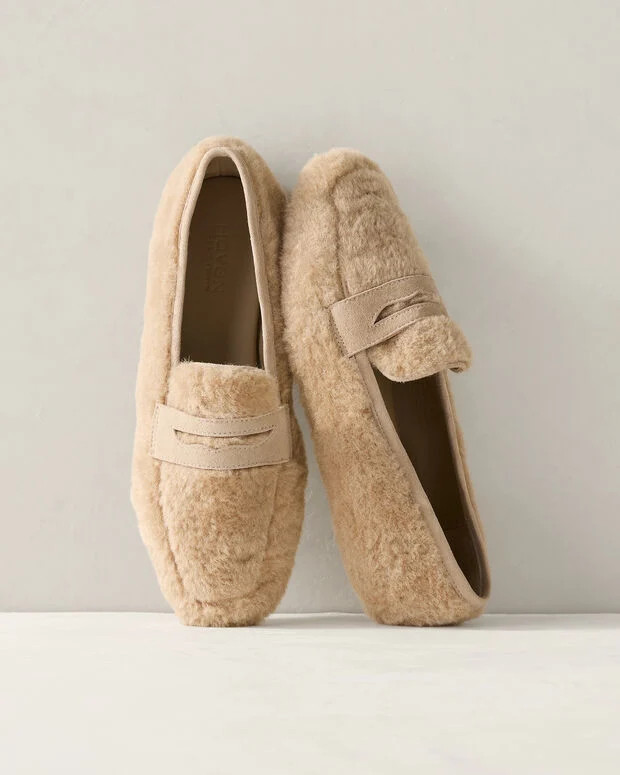 Sherpa and Leather Moccasins | Talbots