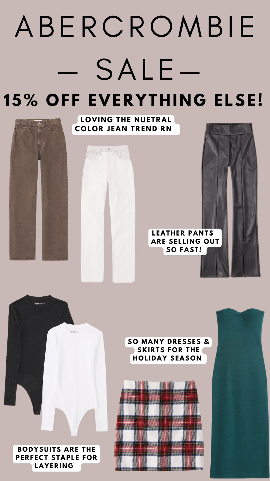 15% off so many winter staples! Shop my favs here! 
#abercrombie 

#LTKSeasonal