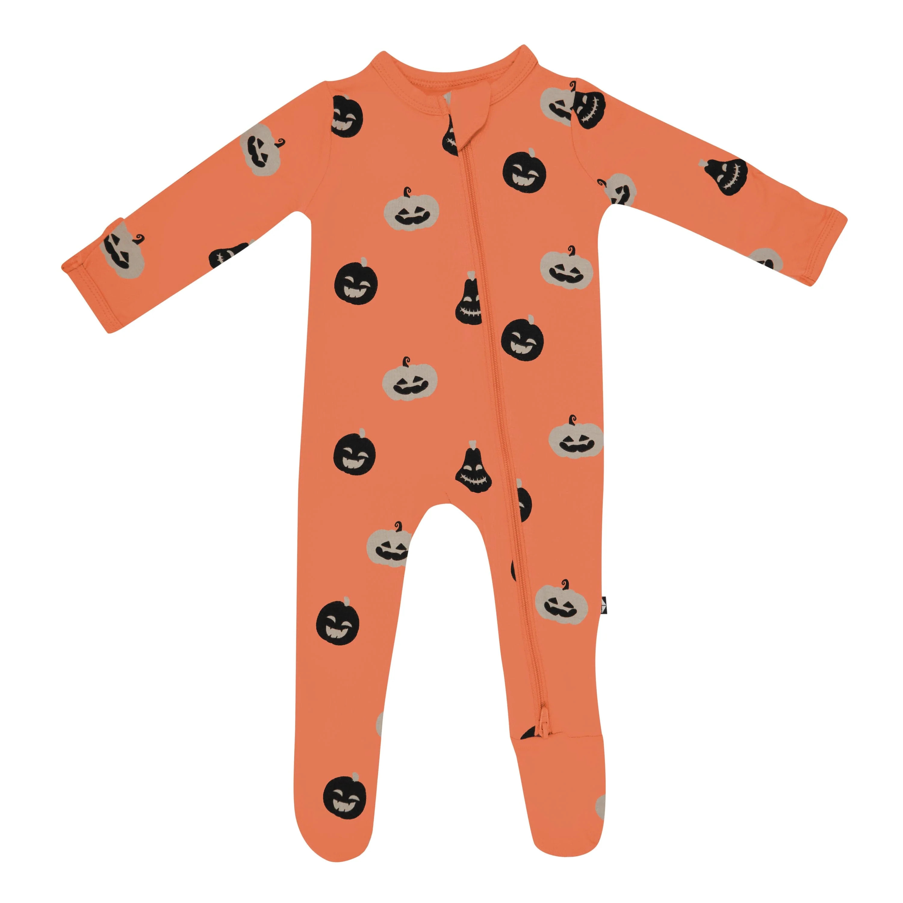 Zippered Footie in Carve | Kyte BABY