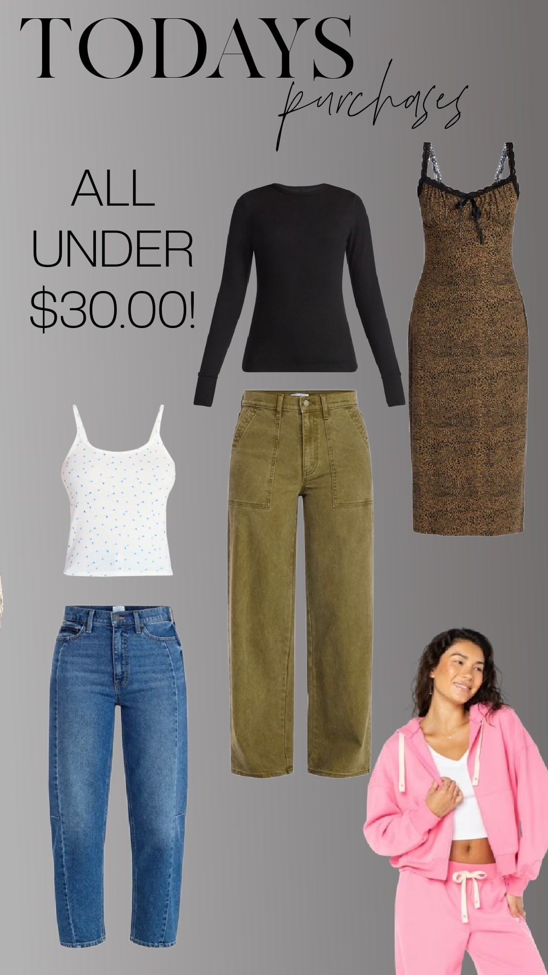 Everything I bought at Walmart today — all under $30 🤍
These are the kinds of basics I grab on repeat because they actually work: easy layers, comfy fits, and pieces you can style a dozen ways. From everyday denim to lounge sets and closet staples, this haul is proof you don’t have to overspend to look pulled together.

All items are linked here before sizes sell out.
Save this if you love affordable, wearable finds at Walmart. 

#LTKgrwm #LTKOver40 #LTKBeauty