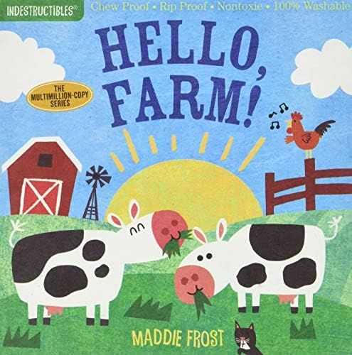 Indestructibles: Hello, Farm!: Chew Proof · Rip Proof · Nontoxic · 100% Washable (Book for Babies, N | Amazon (US)