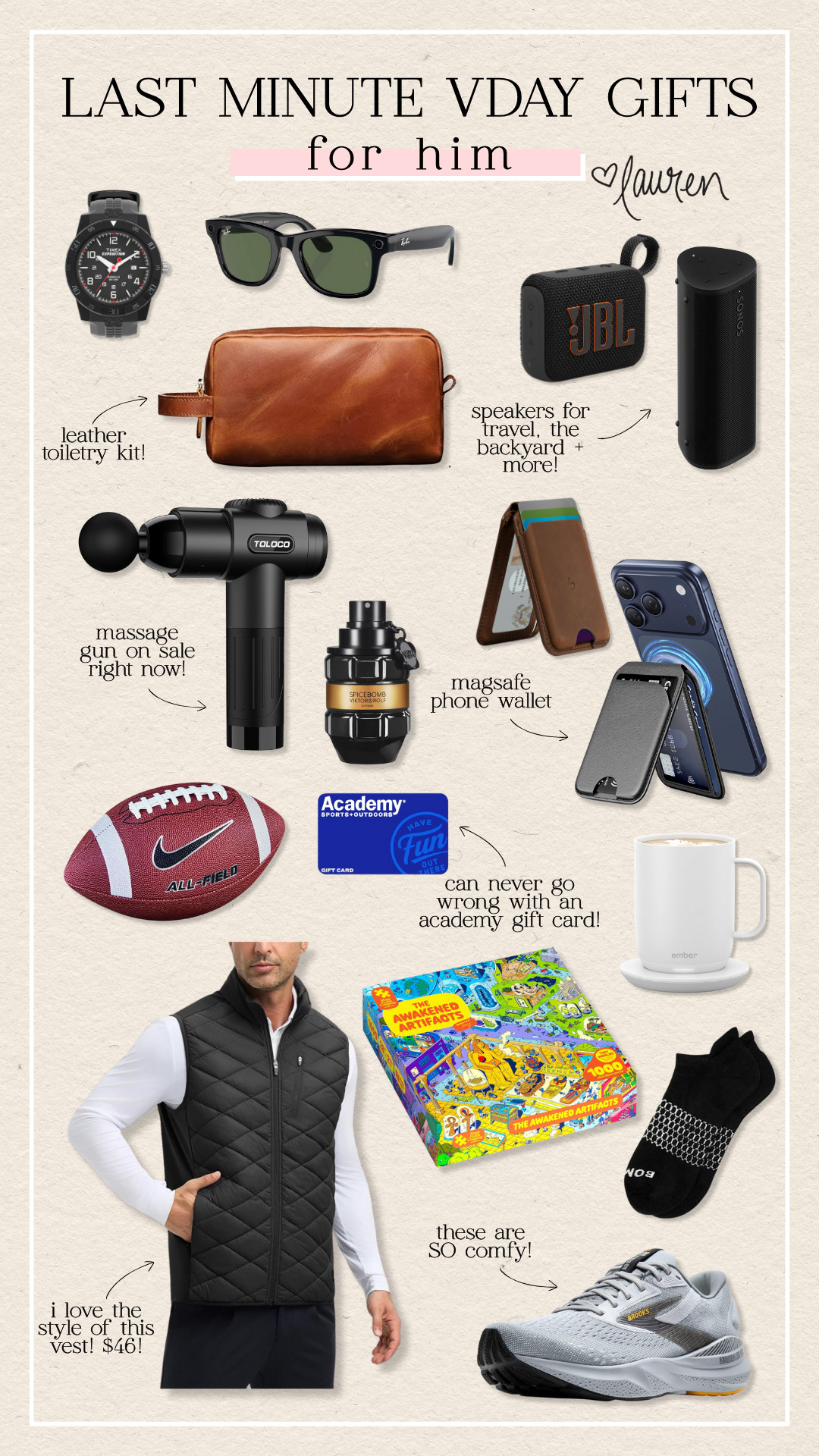last minute valentine's day gifts for him that will all arrive before saturday!🩷 

 #LTKValentine #LTKSaleAlert #LTKMens