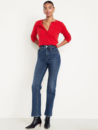 Extra High-Waisted Boot-Cut Jeans | Old Navy (US)