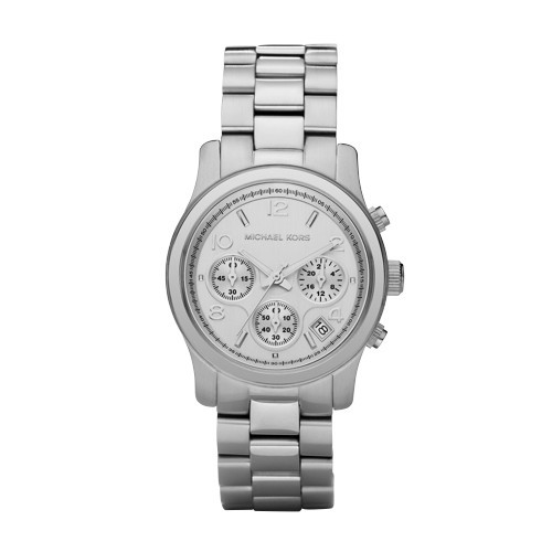 Michael Kors Runway Midsized Silver Tone Chronograph Watch Mk5076 Silver | Watch Station US