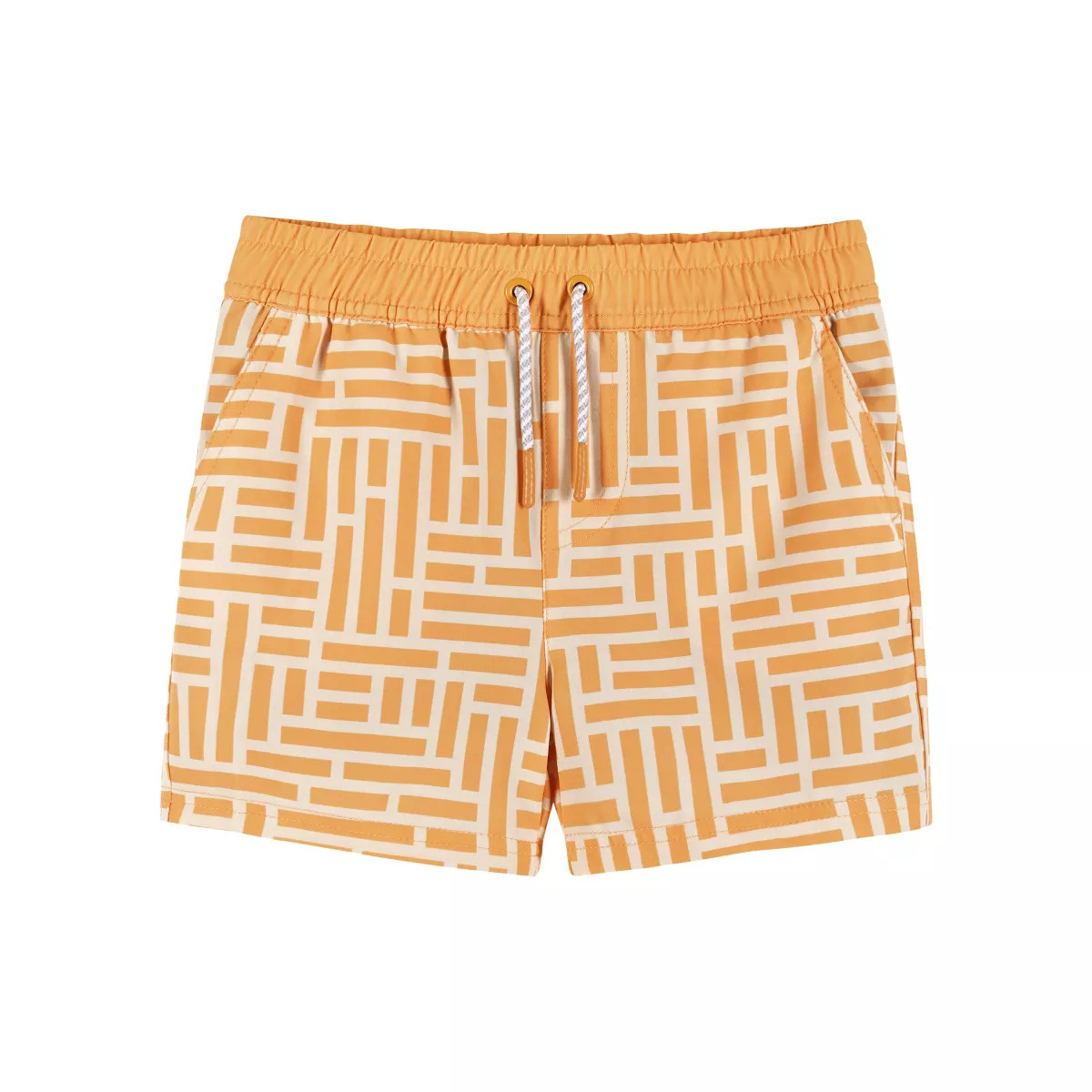 Andy & Evan  Toddler  Geometric Print Boardshort w/Built-In Comfort Stretch Short Liner | Target