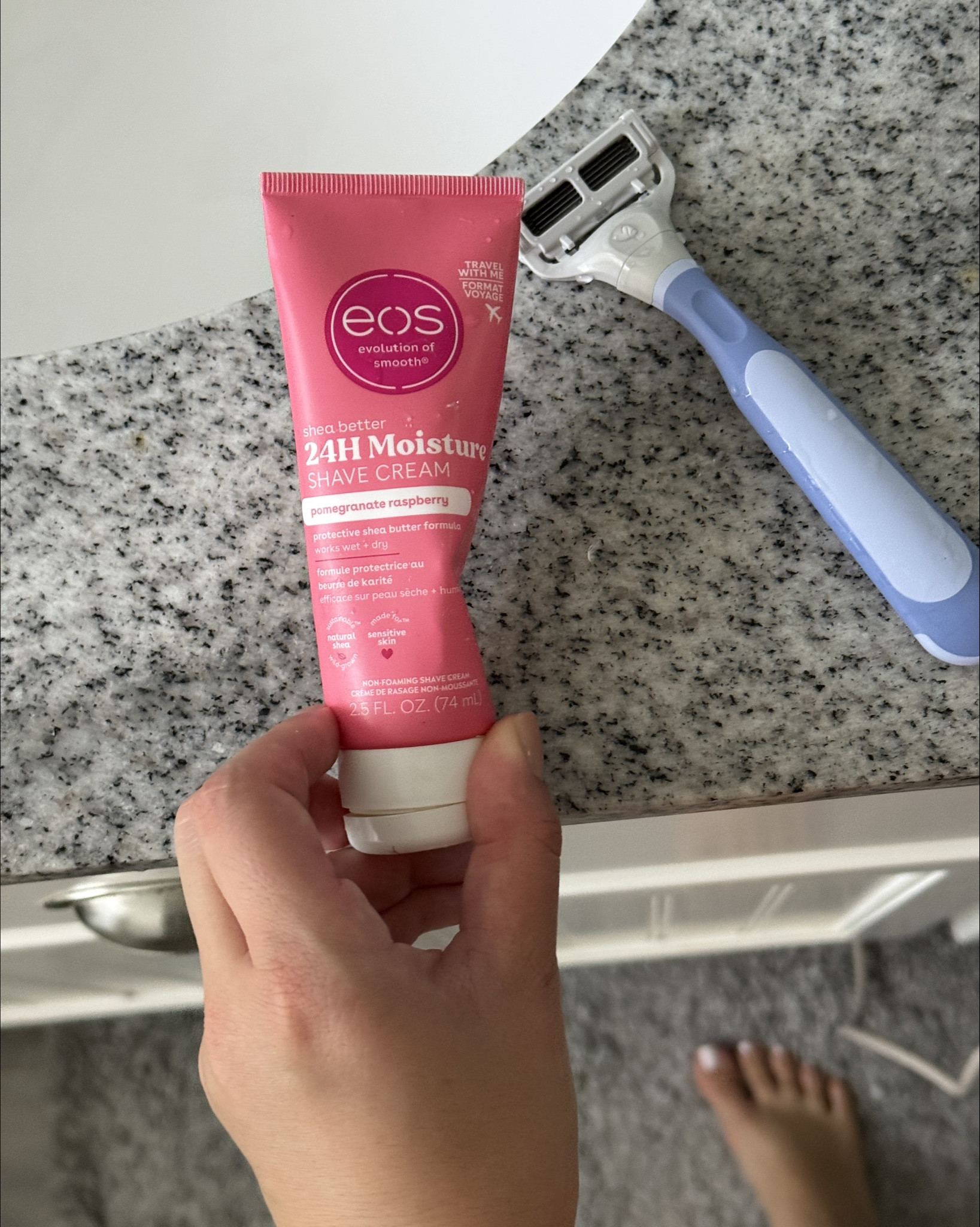 POV: You have a pedicure appointment in 15 minutes and forgot to shave.

This is my go-to for a last-minute shave that still leaves my legs smooth + hydrated. The EOS 24H Moisture Shave Cream gives the closest shave without irritation and actually keeps my skin soft all day.

Perfect for:
✔️ before a pedicure
✔️ quick shower shave
✔️ sensitive skin
✔️ dry winter legs
✔️ travel essentials 

#pedicureprep #shaveroutine #smoothlegs #drugstorebeauty #LTKbeauty #legcare #eos #showerroutine #beautyhacks

#LTKbeauty #LTKfindsunder100 #LTKstyletip