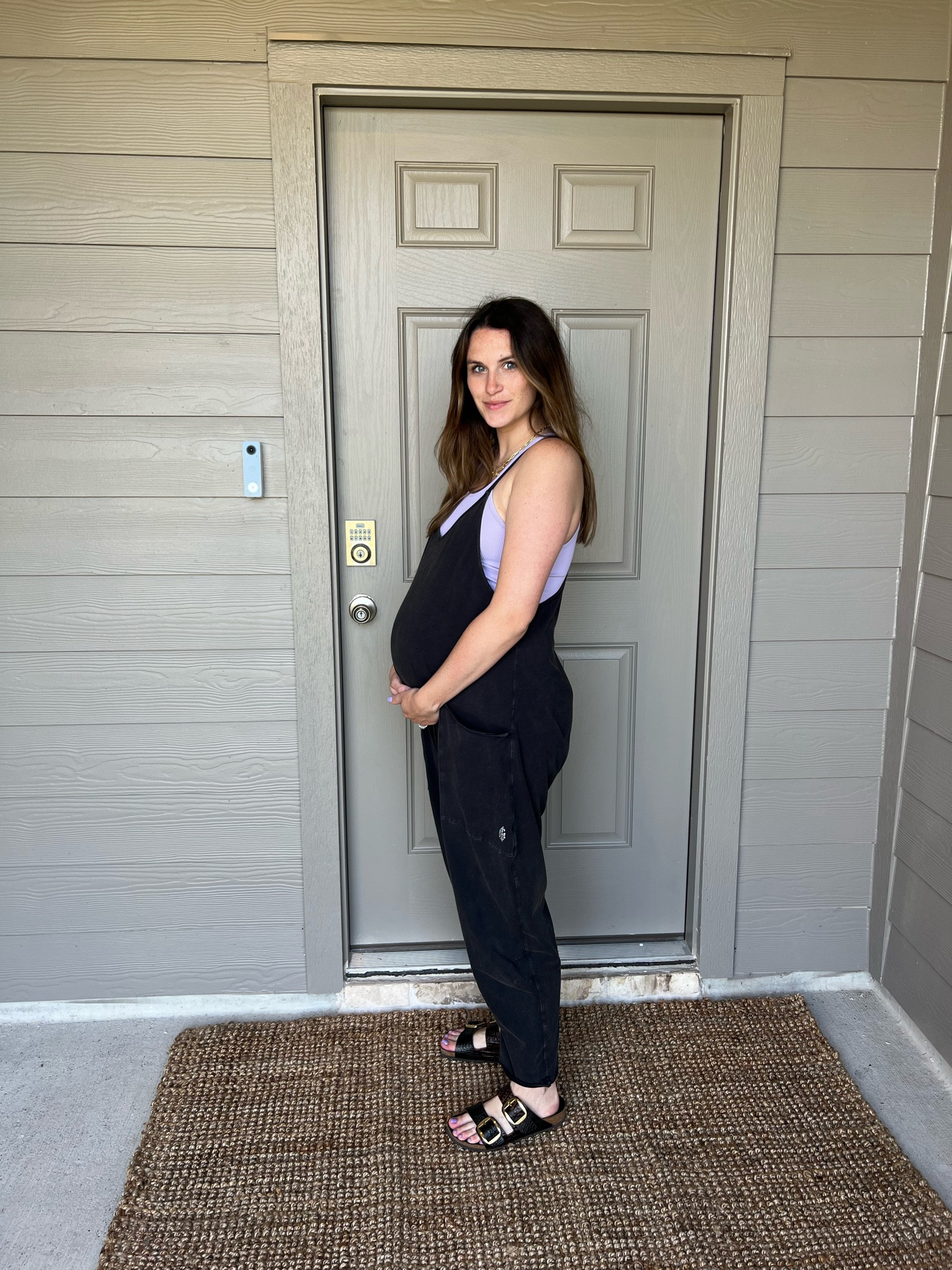 Love love the Hot Shot Romper from Free People!! Wearing my pre-pregnancy size Small and a Free People Dupe bralette! 

#LTKunder100 #LTKstyletip #LTKbump
