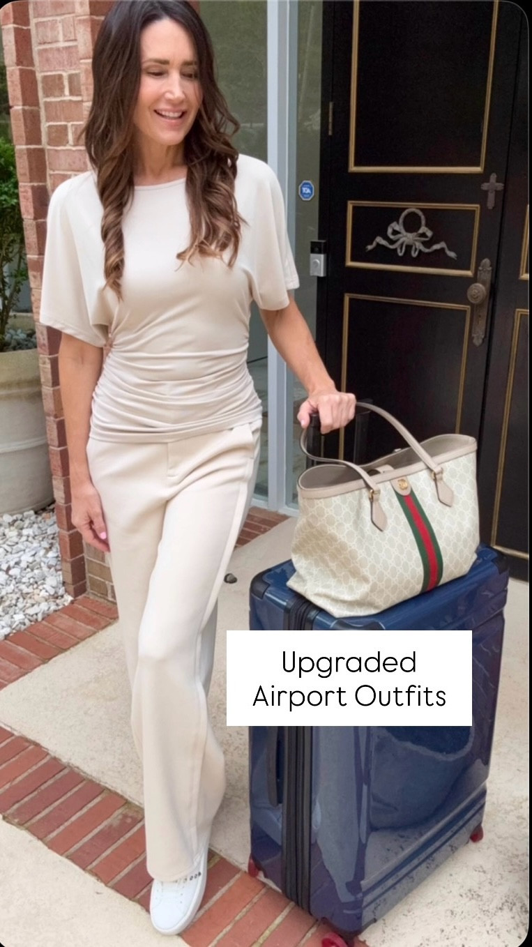 Outfit Upgrade at 30,000 feet. Save this for your next trip! ✈️  Airport to exploring without an outfit change. 

Think elevated basics, neutral palettes, and pieces you can wear from the plane straight to your destination. 

No overthinking, just effortless style. Neutral outfits that mix and match to wear over the time of your trip for less packing.

Love these pieces for travel because the fabric is so comfortable and can wear all day long. 

Make travel easy, comfortable and chic with OGL.. 20% off link in IG bio. 

#LTKTravel #LTKOver40 #LTKgrwm