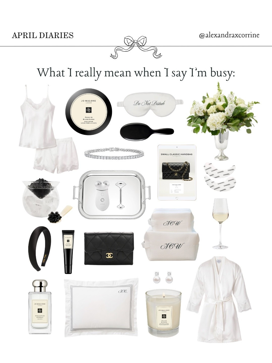 What I really mean when I say I’m busy: 🦢🍸🤍🕯️

#luxuryaesthetic #chicliving #elegantliving #moodboardaesthetic #pinterestinspo 

[ things I find incredibly chic trend, chic classic aesthetic, chic girl luxury aesthetic, chic elegant style, clean girl feminine lifestyle, Pinterest mood board aesthetic ]

#LTKselfcare